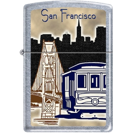 Zippo 2024 Zippo Custom 207 Sf Cable Bridge Skyline ZIP-207CI005473